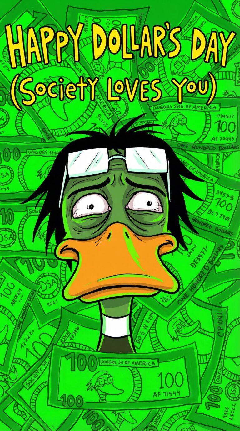 Happy Dollar’s Day (society loves you)