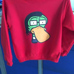 Red Crewneck Sweatshirt – The Crazy Old Johnny